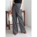 High Waist Vintage Women Long Palazzo Trouser Wide Leg Pants